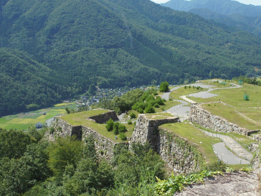 竹田城跡見晴らし